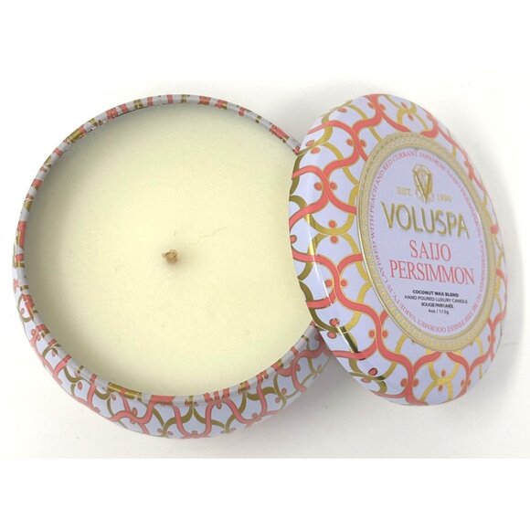 Voluspa Mini Candle Saijo Persimmon 4 oz NEW! - Picture 3 of 3